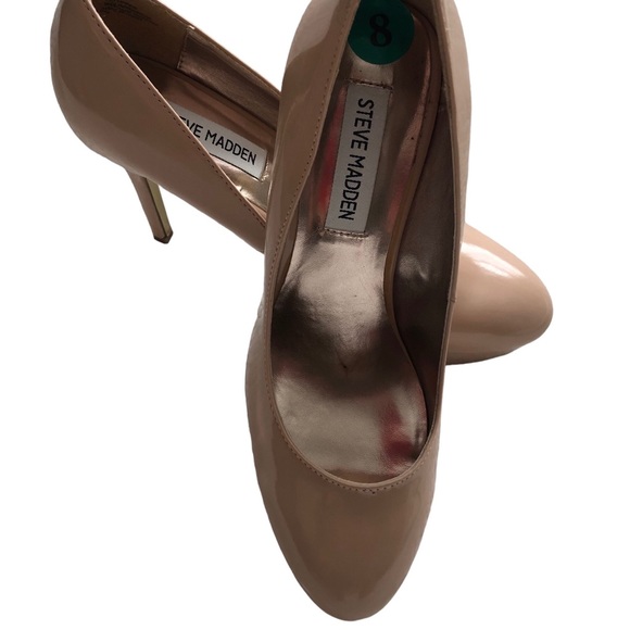 2/$14 ❤️ Steve Madden Blush Pump Heel Sz 8 - Picture 2 of 13